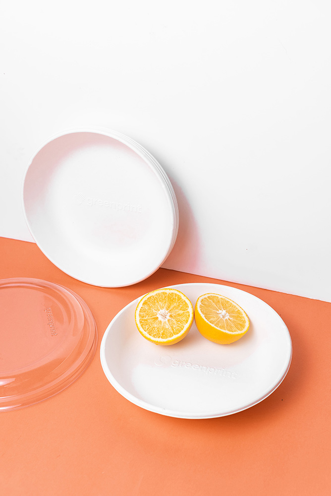 9" Round Deep Plate 1/200 - Sugarcane 