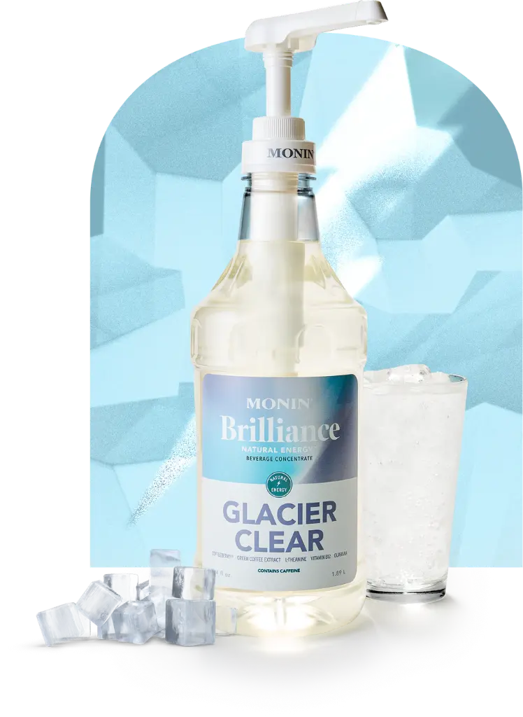 MONIN Brilliance Glacier Clear Natural Energy 64oz    