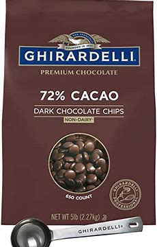 GHR 72% Cacao Chocolate Chips Bag 5lb