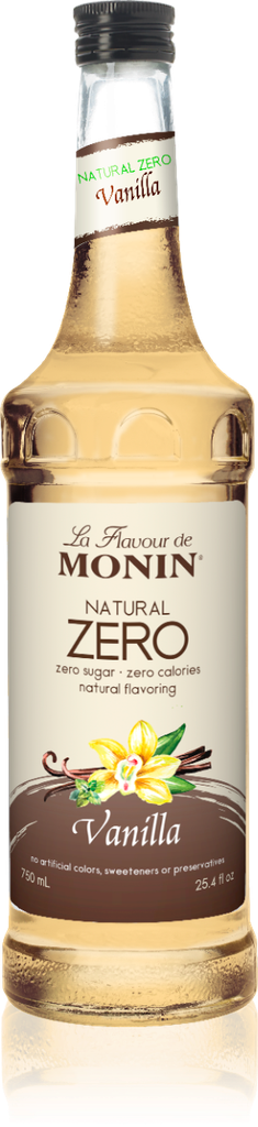 MONIN Natural Zero Vanilla 1L