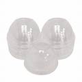 TAPA DOMO / Dome Lid W/H 12oz - Pet Clear 1/100