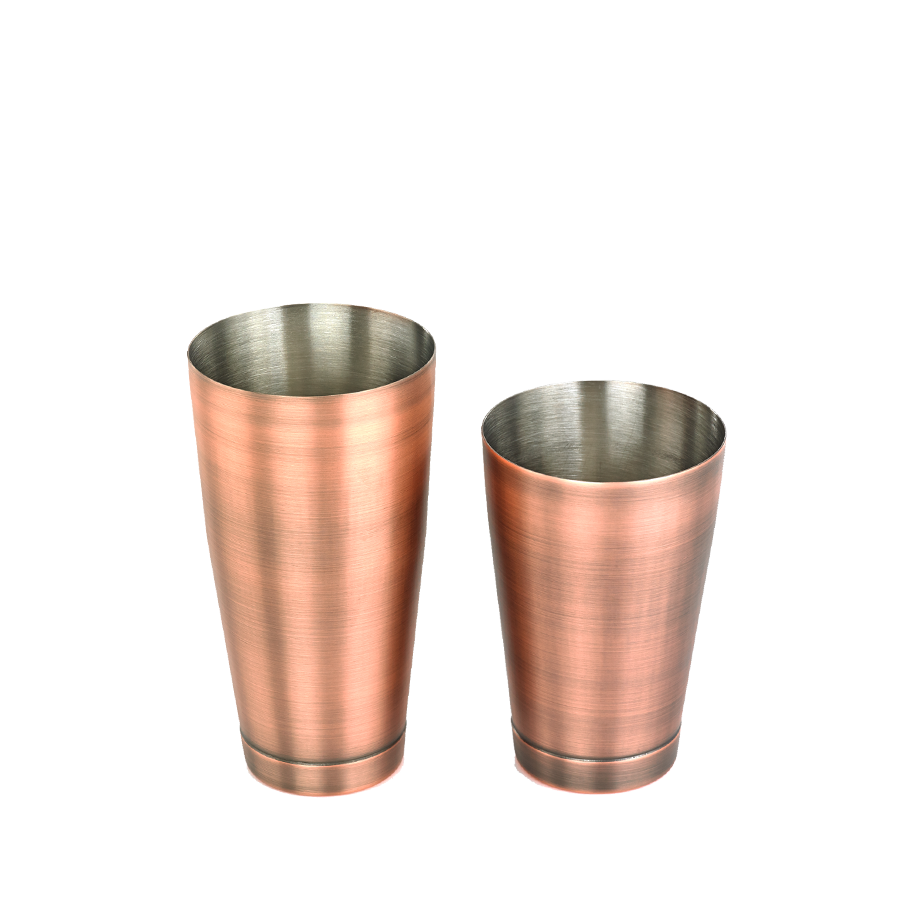 Antique Copper Shaker Tin Set