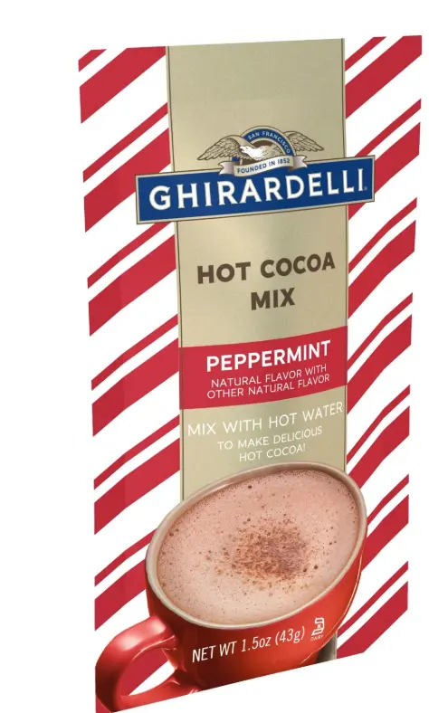 GHR Peppermint Hot Cocoa Mix Pack 1.5oz