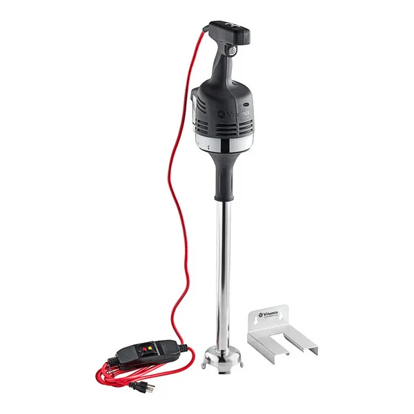 Immersi-Prep 18™ with motor assembly, 18-inch blending wand, 12-foot power cord, and a wall mount