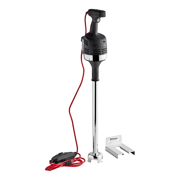 Immersi-Prep 21™ with motor assembly, 21-inch blending wand, 12-foot power cord, and a wall mount
