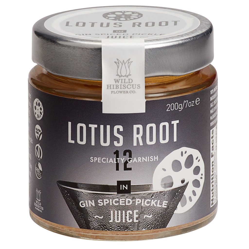 Lotus Slices in Gin Spiced Pickle 7oz