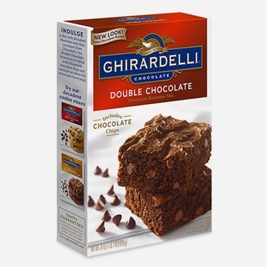 GHIRARDELLI Double Chocolate Premium Brownie Mix -18oz