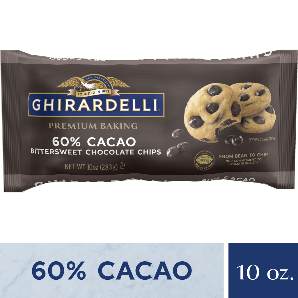 GHR 60% Cacao Bittersweet Chocolate Chips 10oz =283g