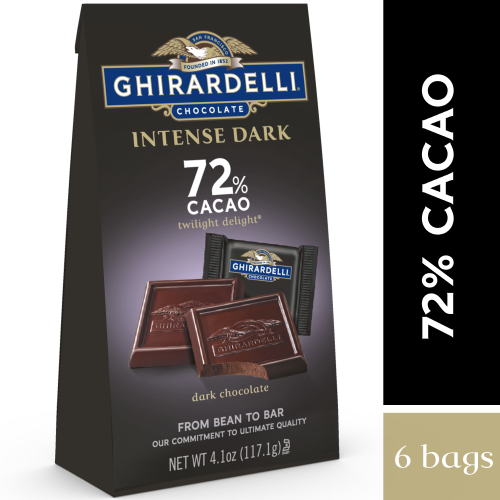GHR 72% Cacao Intense Dark Bag (4oz-6oz)