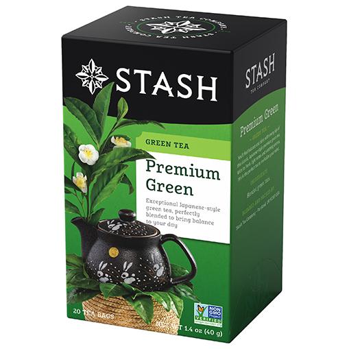 STASH PREMIUM GREEN TEA - 20/1.4oz