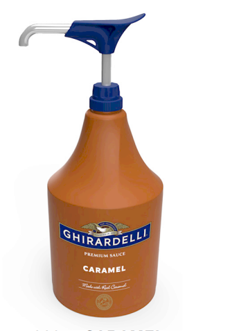 Caramel Maximo Sauce Container