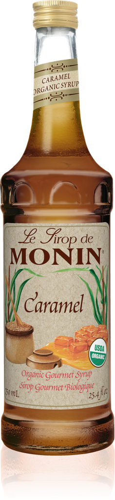 Monin Caramel Organic Syrups 750mL
