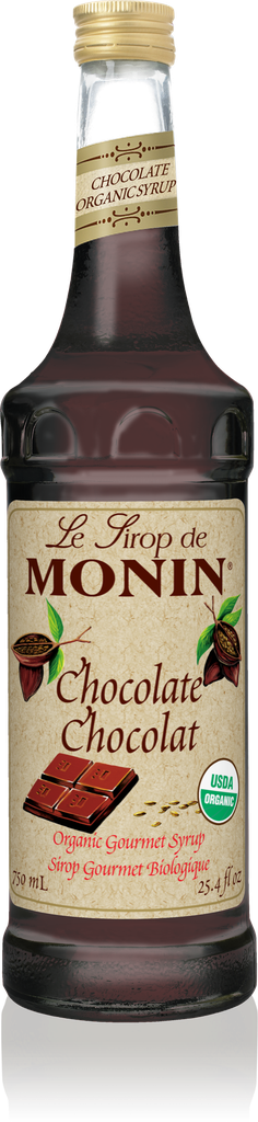 Monin Chocolate Organic Syrups 750mL