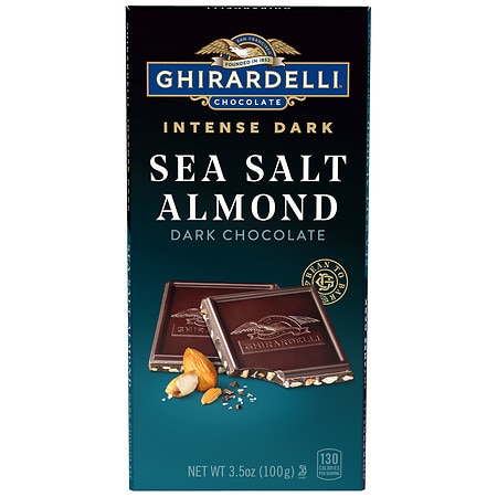 GHR Intense Dark Sea Salt Almond Dark Chocolate 3.5oz