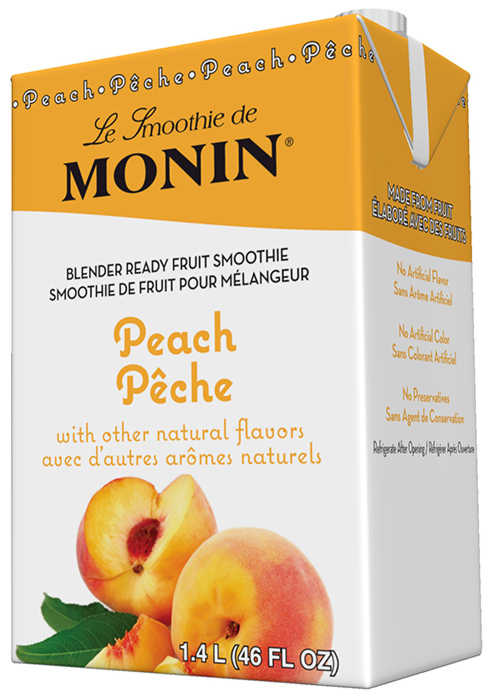 MONIN Peach Smoothie Mix 46oz.