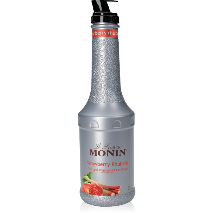 MONIN Strawberry Rhubarb Puree 1Lt