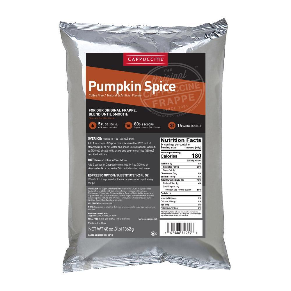 Cappuccine Pumpkin Spice Latte 3lb