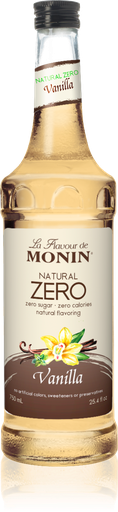 [M-FD045F] MONIN Natural Zero Vanilla 1L