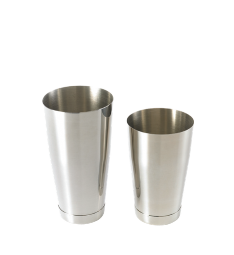 [M37009] Set 2 Shakers 18oz & 28oz - Stainless Steel