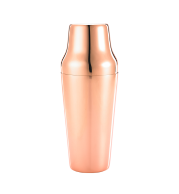 [M37085CP] 2Pc Parisienne Cocktail Shaker Set, Copper Plated