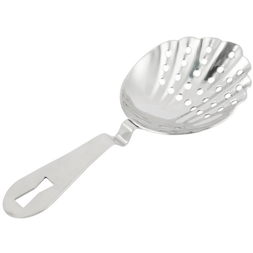 [M37029] Scalloped Julep Strainer Stainless Steel