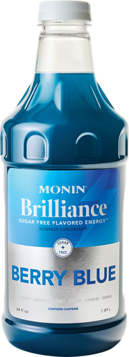[M-GVS384FP] MONIN Brilliance Sugar Free Berry Blue Natural Energy 64oz      