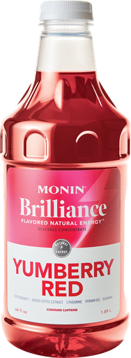 [M-GVX381FP] MONIN Brilliance Yumberry Red Natural Energy 64oz 