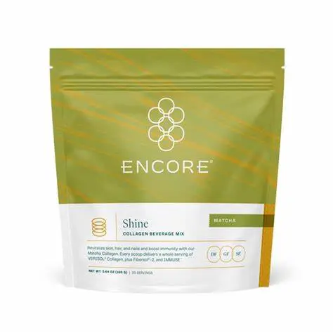 [11-3121] ENCORE Shine Matcha Collagen Beverage Mix 160g