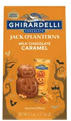 [43469] GHR Milk Chocolate Caramel Jack O'Lanterns Bag 1/4.1oz 