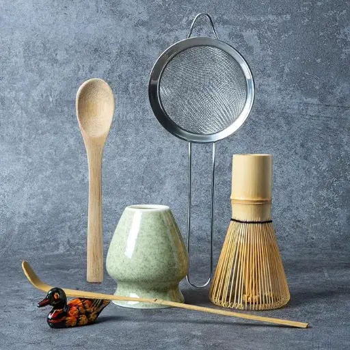 [X0047RC87B] Matcha Whisk Set Green