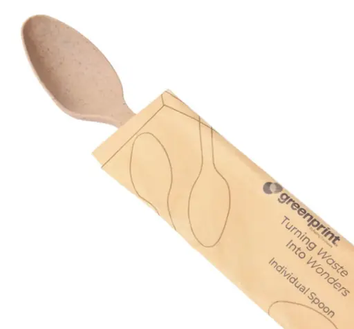 [S500W] Natural Agave Wrapped Spoon- 1/125ea.