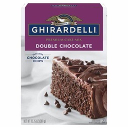 [83793] GHIRARDELLI Double Chocolate Premium Cake Mix 12.75oz
