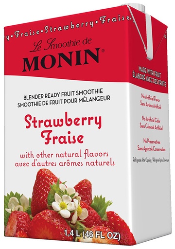 [M-EG042B] MONIN Strawberry Smoothie Mix 46oz