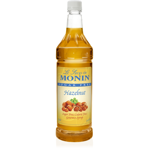 [M-FS023F] MONIN Hazelnut Sugr Free Syrup 1Lt