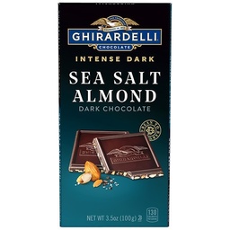 [61175] GHR Intense Dark Sea Salt Almond Dark Chocolate 3.5oz
