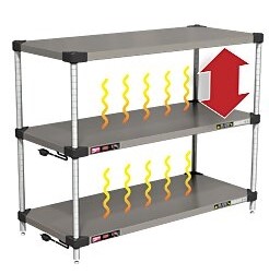 [HS1424] Heated Holding Shelves