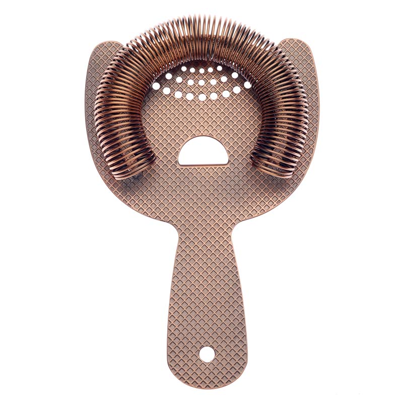 Heavy Duty Spring Bar Strainer - Antique Copper