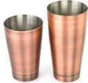 Antique Copper Shaker Tin Set