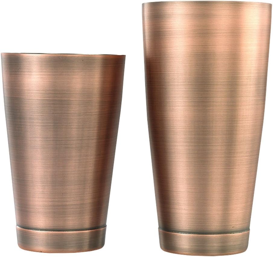 Antique Copper Shaker Tin Set