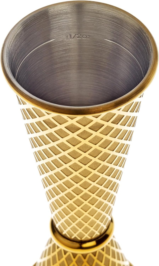 Japanese Style Jigger - Gold Plated