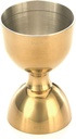 Heavy Duty Straight Rim Bell Jigger-Gold