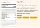 Yogurt Chips 1lb Bag