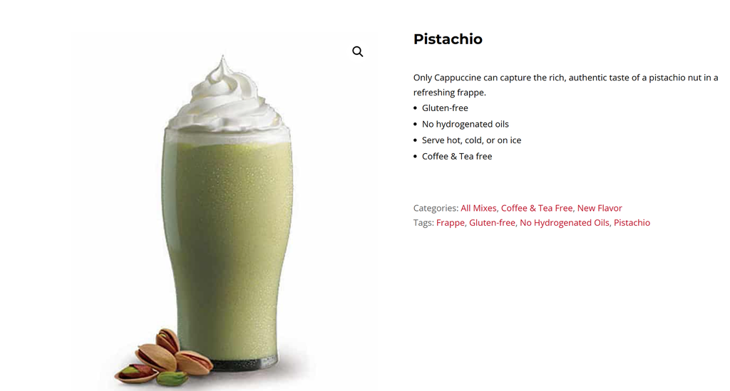 Cappuccine Pistachio 3lb