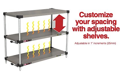 Heated Holding Shelves