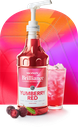 MONIN Brilliance Yumberry Red Natural Energy 64oz 