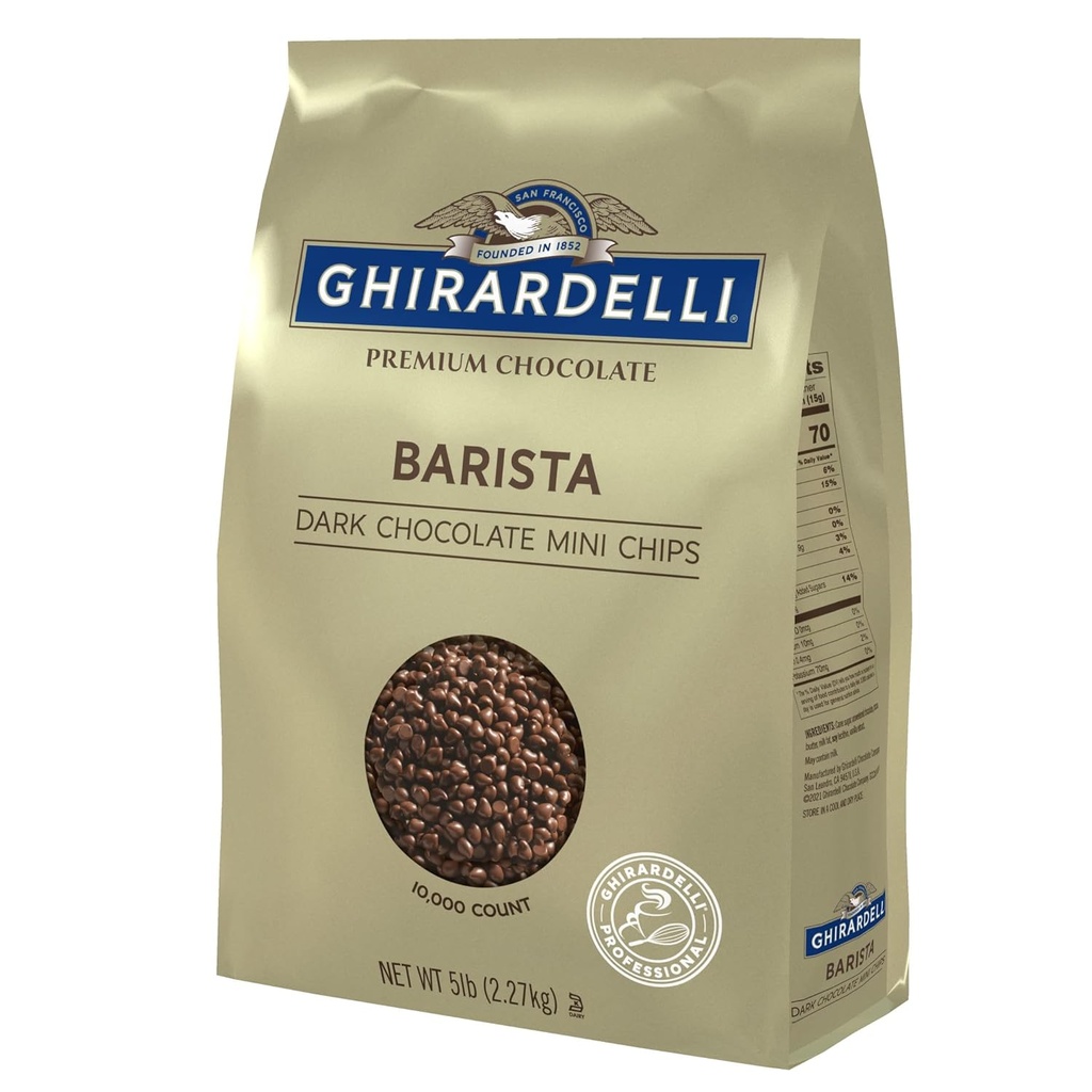 Barista Dark Chocolate Mini Chips Bag 5lb