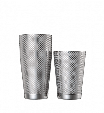 Diamond Lattice Shaker Set/Stainless Steel