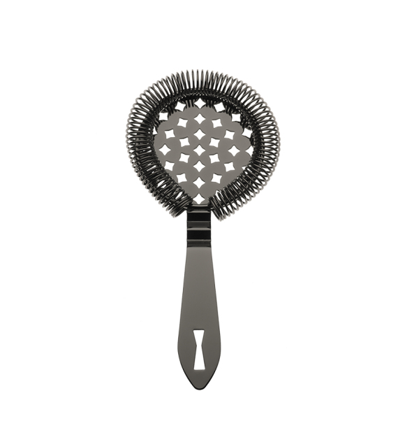 Classic Hawthorne Spring Bar Strainer Gun Metal Black