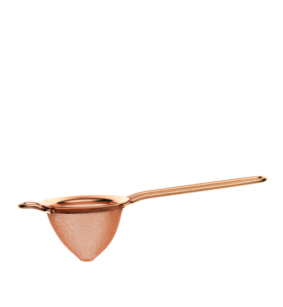 Fine Mesh Strainer 3 1/2" Diam. Copper