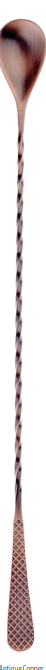 13 3/16″ (33.5 cm) Japanese Style Bar Spoon - Antique Copper